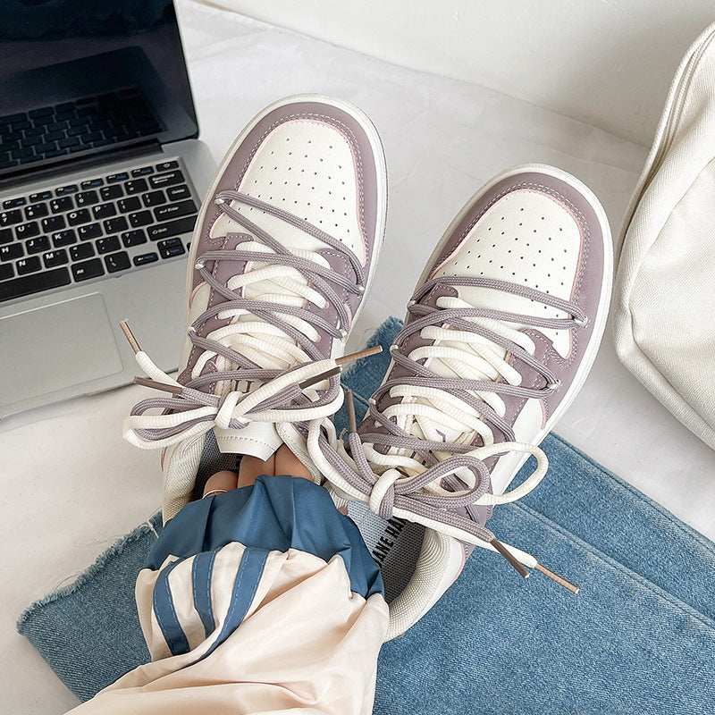 zapatillas de deporte de estilo coreano de otoño para mujer 