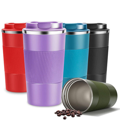 Stainless steel coffee cup double layer vacuum