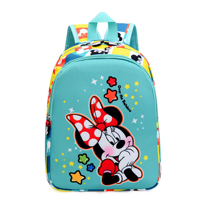 Cute Mickey gradient color children's schoolbag