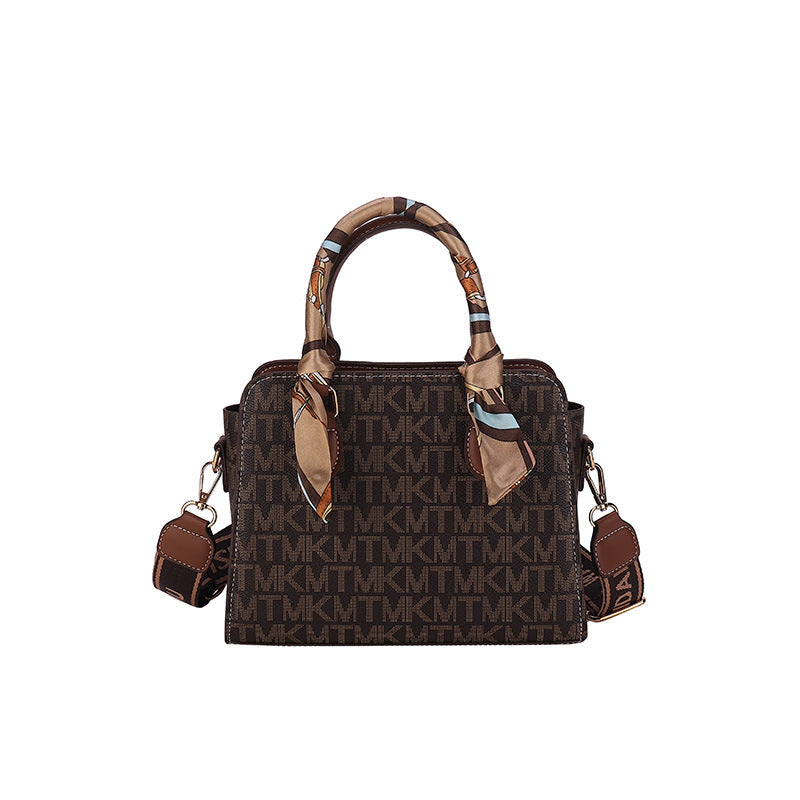 Printed Alphabet Versatile Handbag