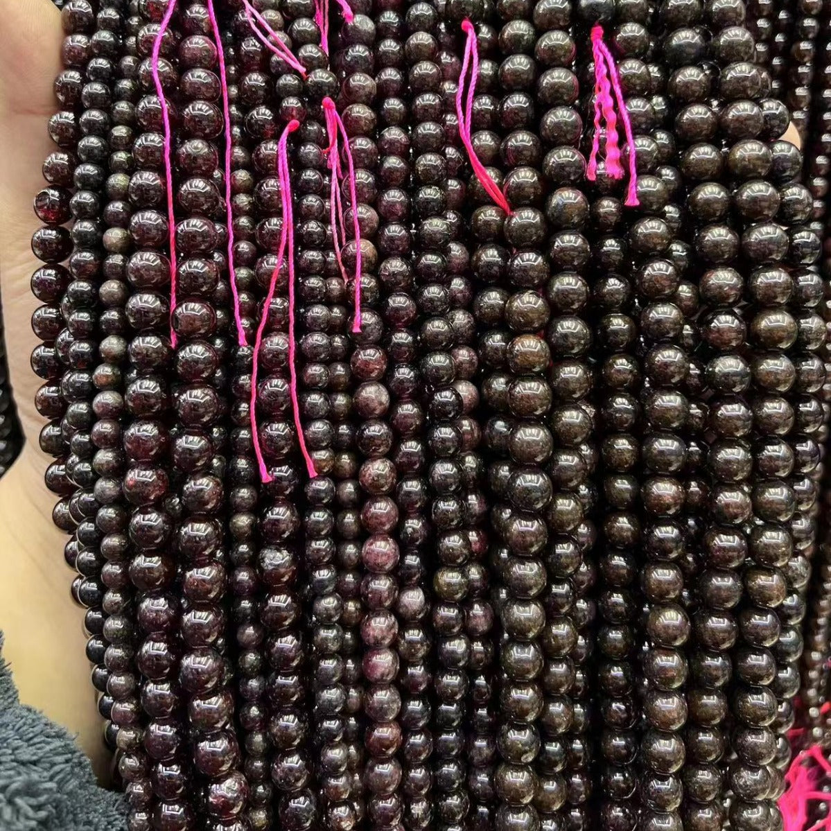 4-12mm natural garnet crystal beads loose beads