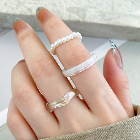 Acrylic Ring Set 3 Pieces