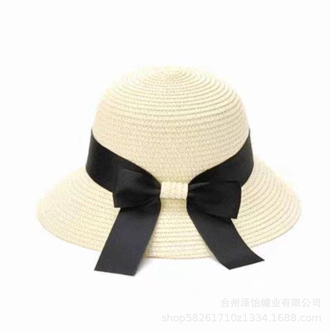 Sombrero de paja que marca tendencia, estilo Ice Ice, sombrero de pescador para padres e hijos 