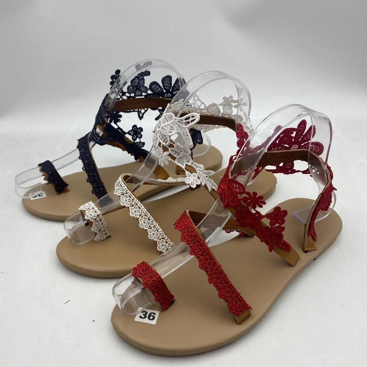 Flower Casual Flat Roman Sandals Women