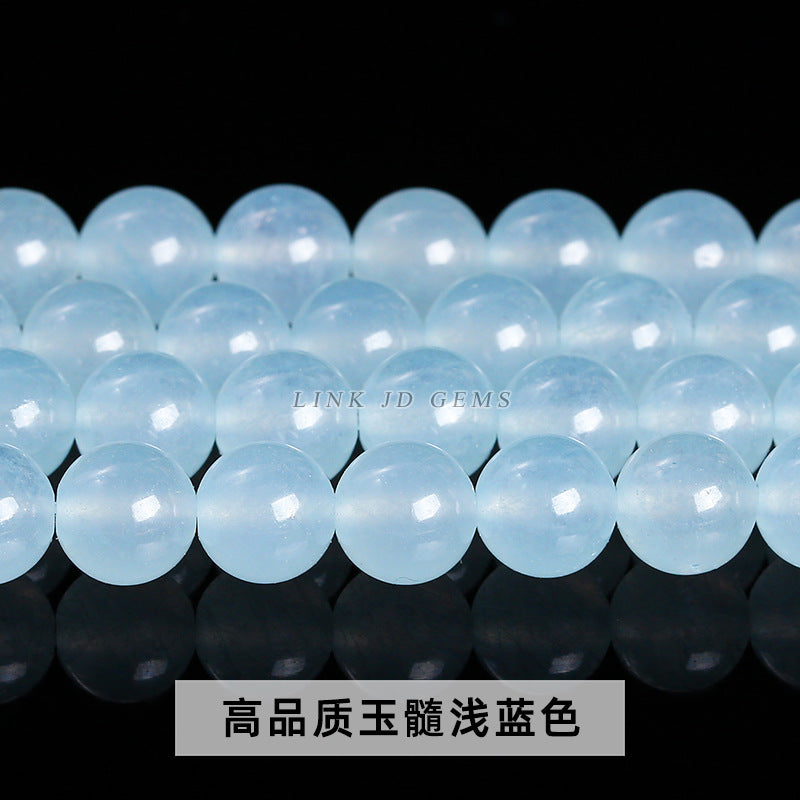 Color jade beads DIY jewelry accessories wholesale