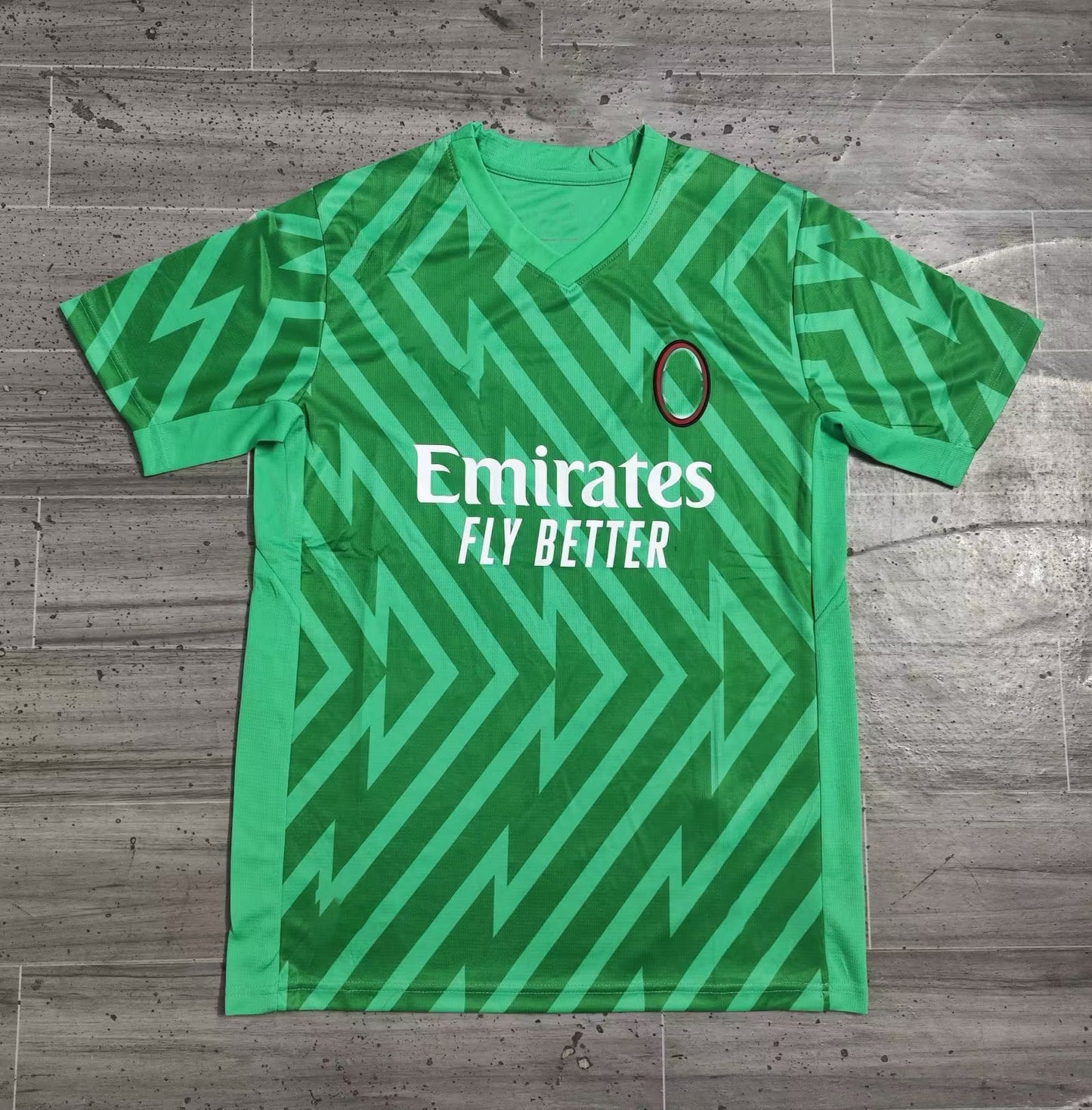 23-24 AC Milan 16 Maignan Tatarusanu GK Green Orange Jersey