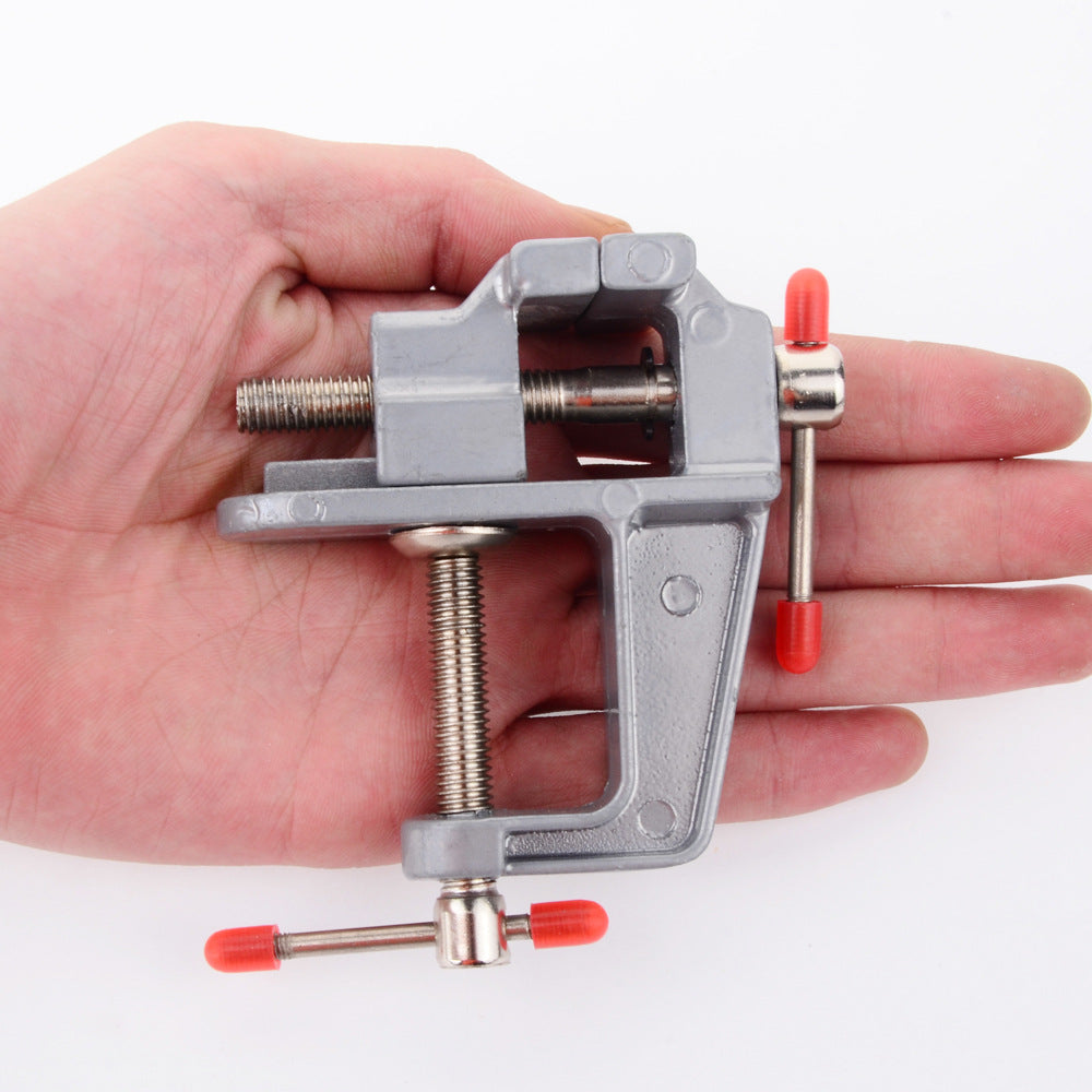 Mini Swivel Aluminum Vise DIY Home Use