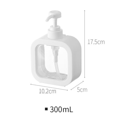 Bathroom Hand Soap Dispenser Bottle Plastic Push Bottle