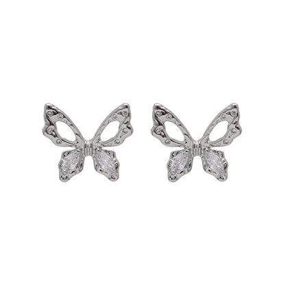 Temperament butterfly earrings woman