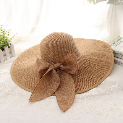 Summer Sunshade Large-Brim Straw Hat