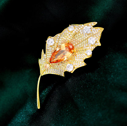 Plant Leaf Brooch