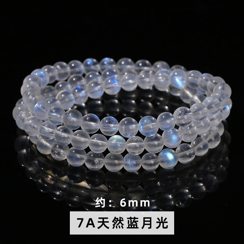 Natural crystal multi-circle bracelet