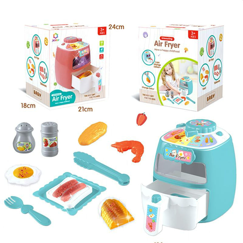 Pretend Play Children's Toy: Mini Air Fryer Simulation Rice Cooking Kitchen Toy Wholesale Gift