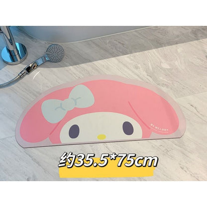 Cartoon Diatomaceous Earth Non-Slip Quick-Dry Floor Mat