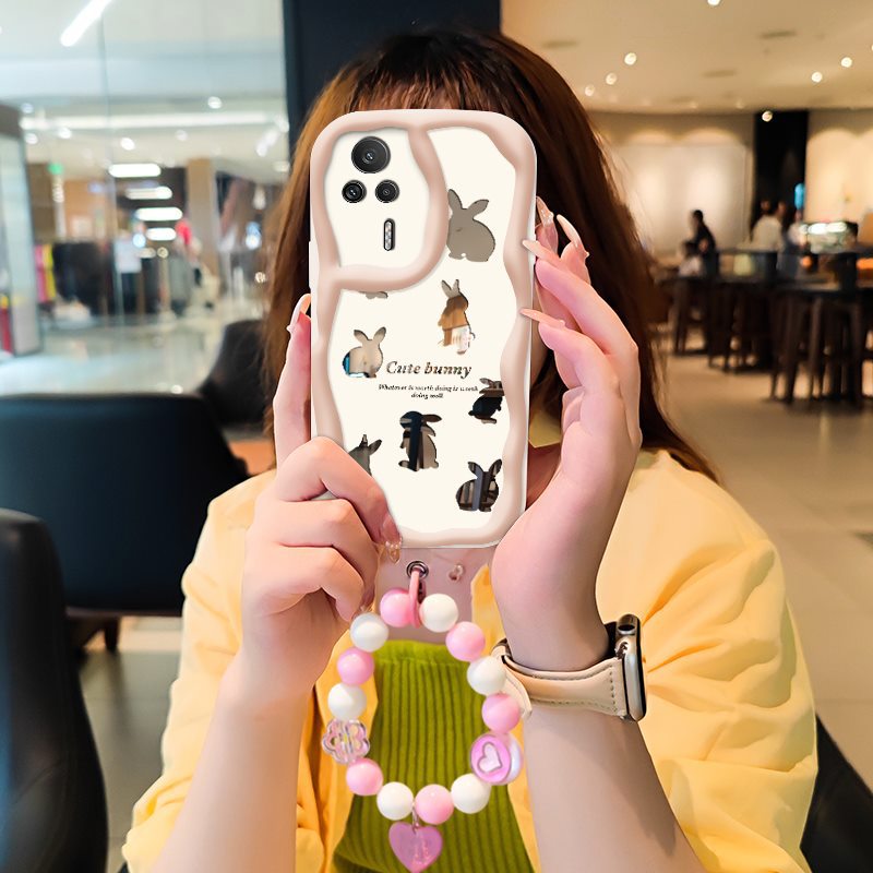 Redmi K60E Cute Tulip Mirror Case