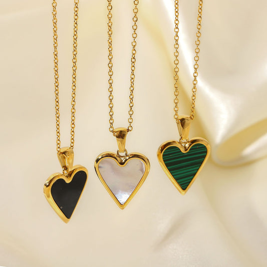 women's heart pendant necklace jewelry