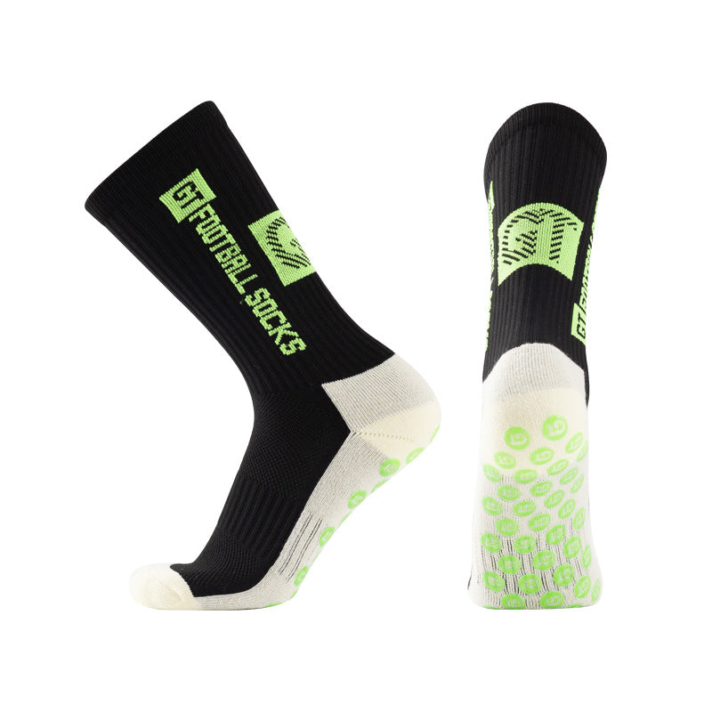 Anti-Slip Colorful Mid-Calf Football Socks