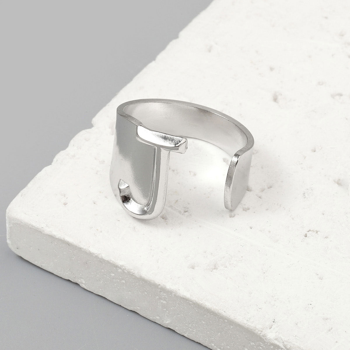 Titanium steel 26 English letter ring