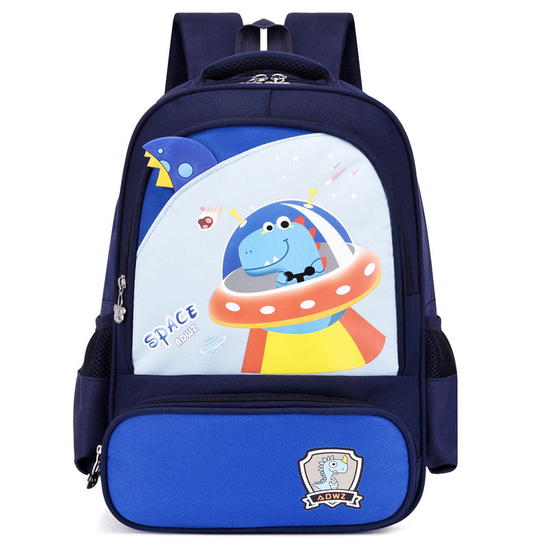 Cartoon cute elementary school student backpack