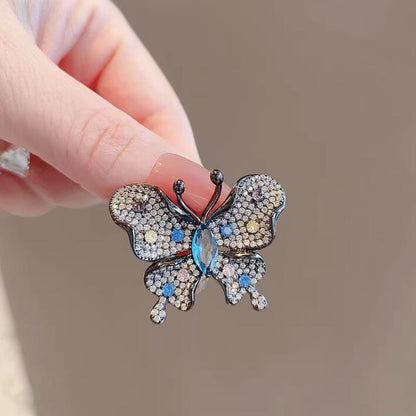 Premium Butterfly Rhinestone Corsage