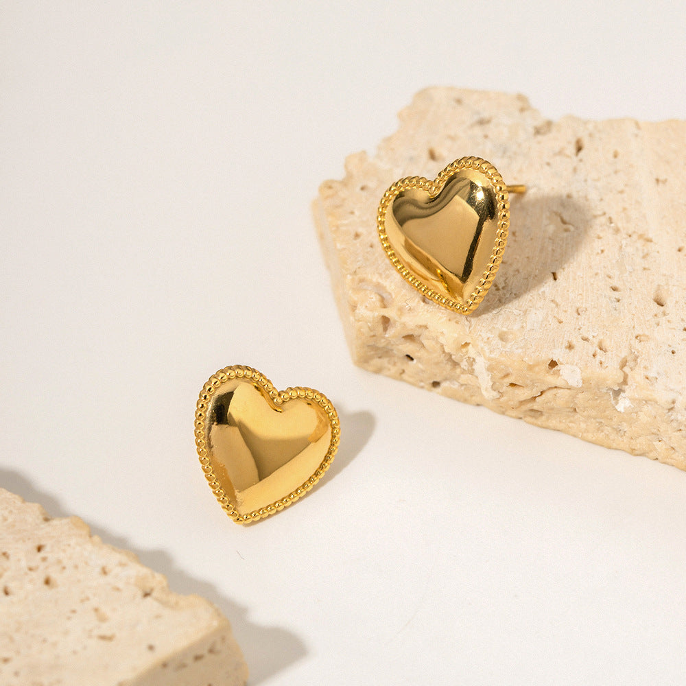 Heart-shaped earrings