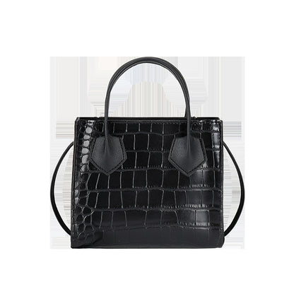 Crocodile pattern mini women's handbag