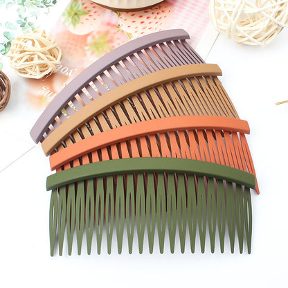 No-Trace Anti-Slip Hair Comb, 21 Teeth, Hair Clip, Fringe Fixing