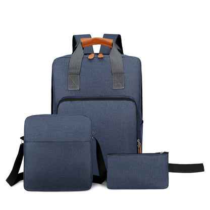 Large capacity three-piece backpack