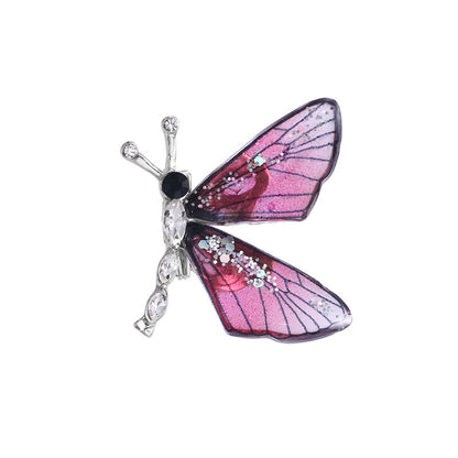 Dragonfly brooch acrylic transparent