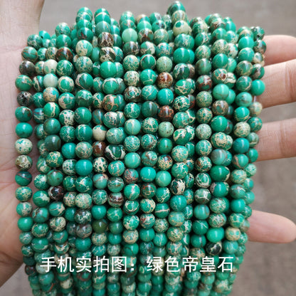 Shoushan stone synthetic snake skin stone loose beads