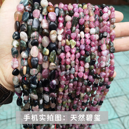 Crystal gravel conformal loose beads