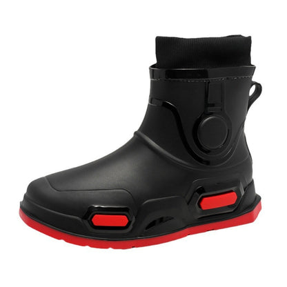 Rain shoes men wear versatile waterproof