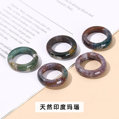 Natural Dongling jade ring ring