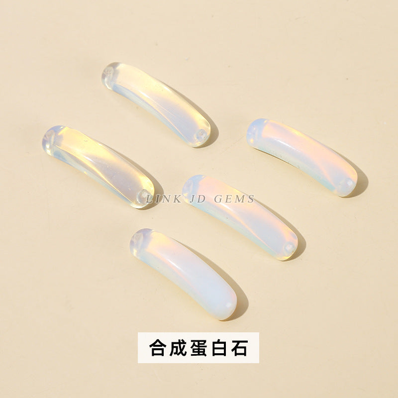 36 * 10Mm natural powder crystal jade bridge elbow