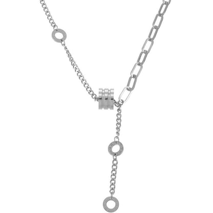 Titanium steel small waist necklace female