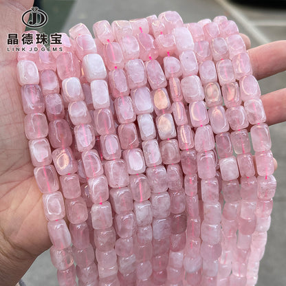 Powder crystal rectangular with shaped beads Crystal square loose beads