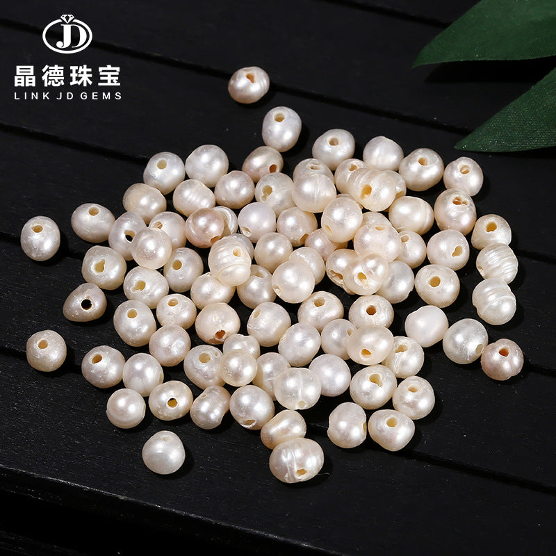 8-9Mm natural freshwater macroporous pearl loose beads