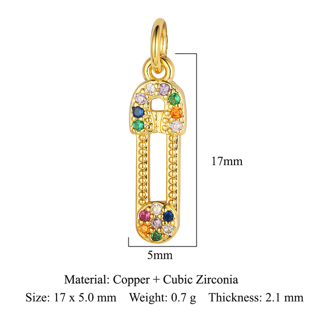 Lightning Crown Copper Zircon Pendant Accessories