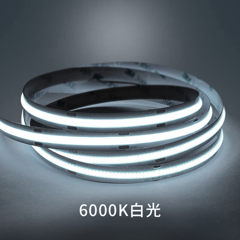 Super bright COB light with led strip low voltage 24V flexible