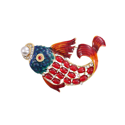 Lucky Koi Brooch