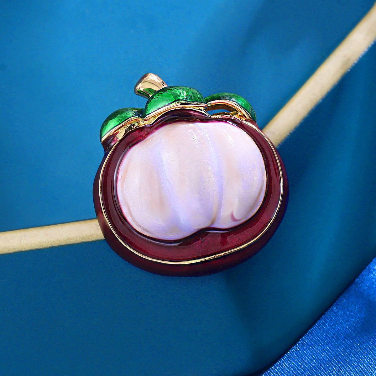 Fruit brooch alloy