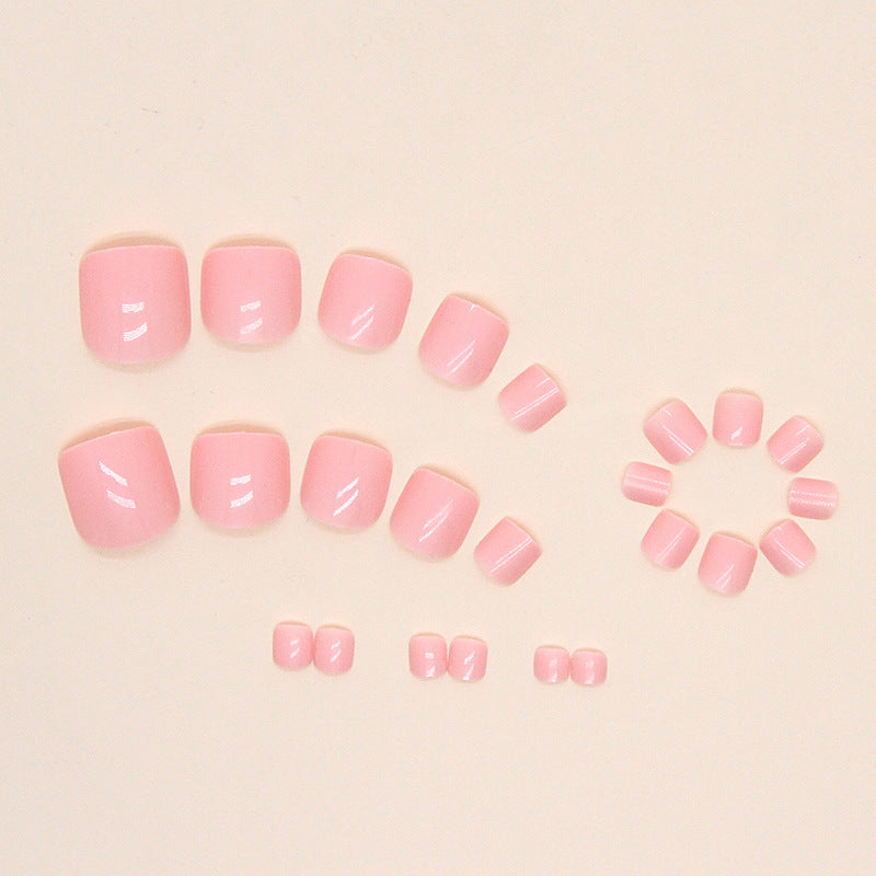 Pink Fresh Toe Nails