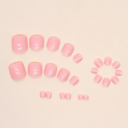 Pink Fresh Toe Nails