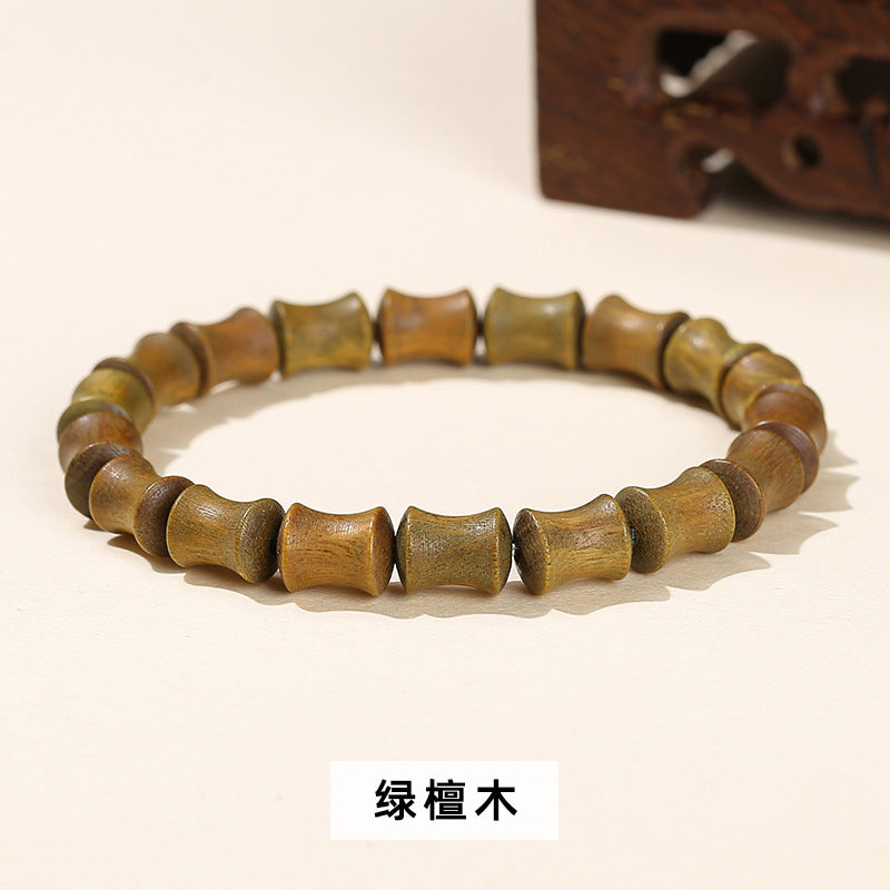 Green sandalwood bamboo bracelet