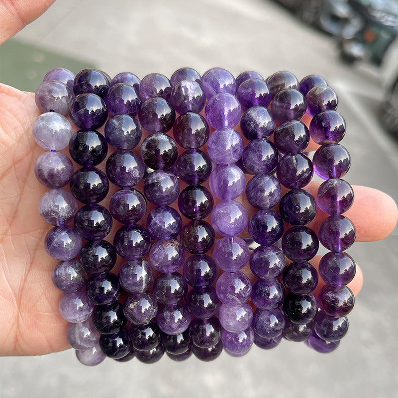 Natural Ice Transparent Amethyst Bracelet