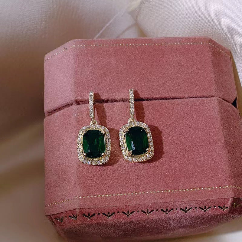 Emerald earrings