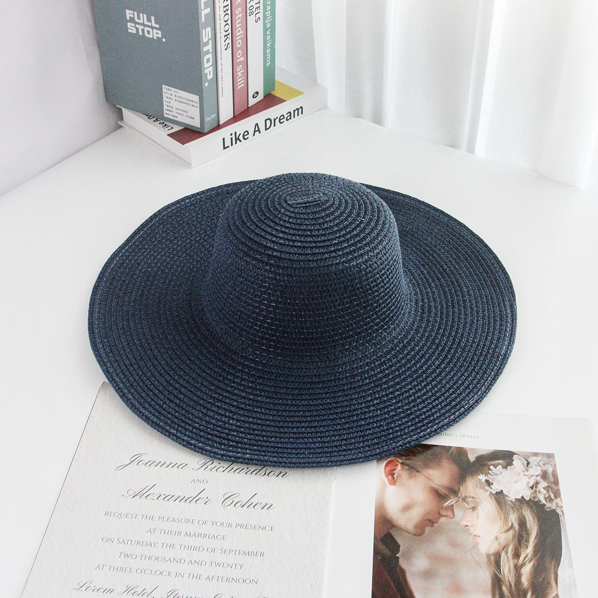 40cm Round-Brim Sun Hat DIY Hat Blank