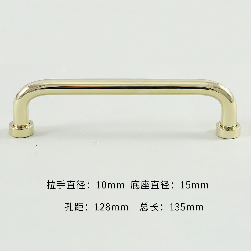 Cabinet door brass long handle