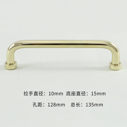 Cabinet door brass long handle