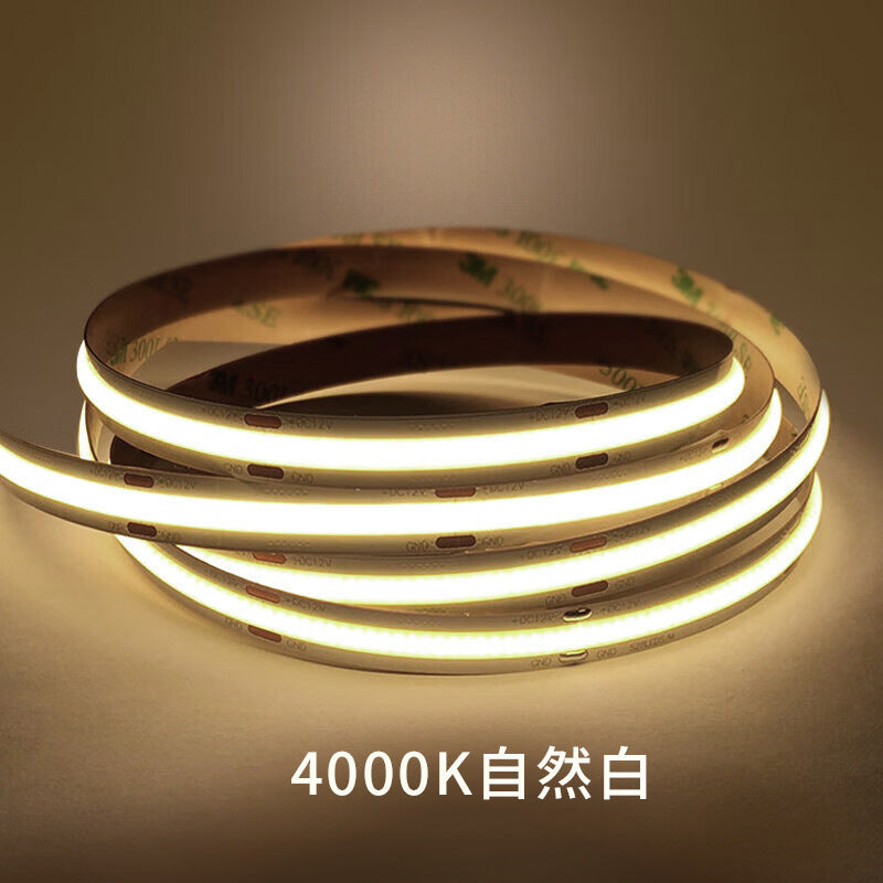 Super bright COB light with led strip low voltage 24V flexible